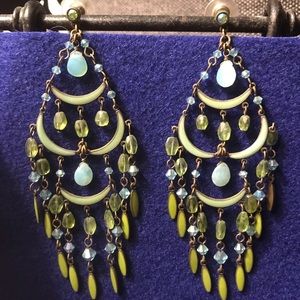 Liz Palacios 4” drop chandelier earrings